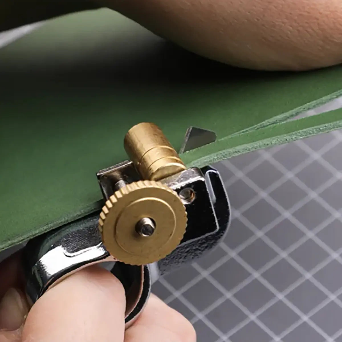Leather Strap Cutter Ring Style