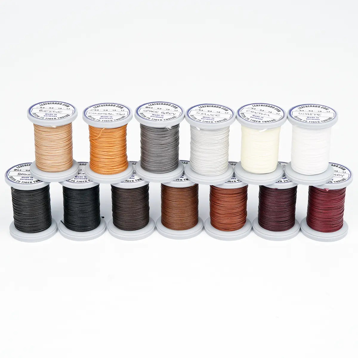 Ritza 25 Polyester Tiger Thread 0.6mm 25m Neutrals