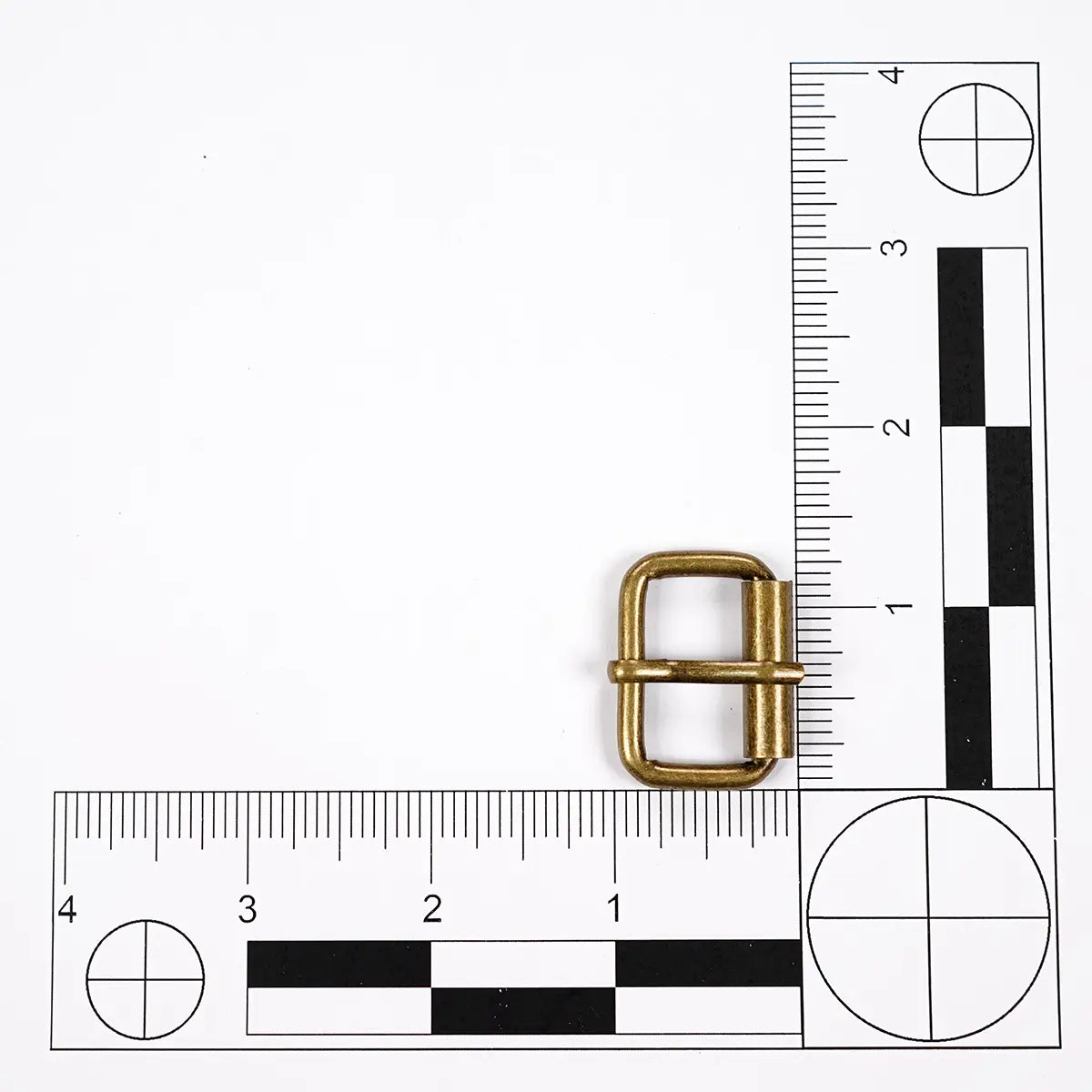 Antique Brass 1 Inch Roller Buckle.