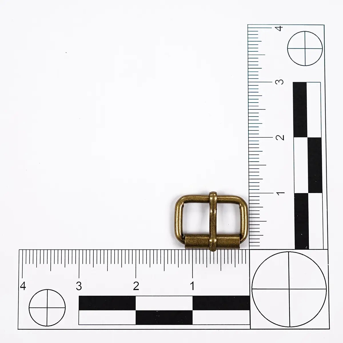 Antique Brass 1 Inch Roller Buckle.