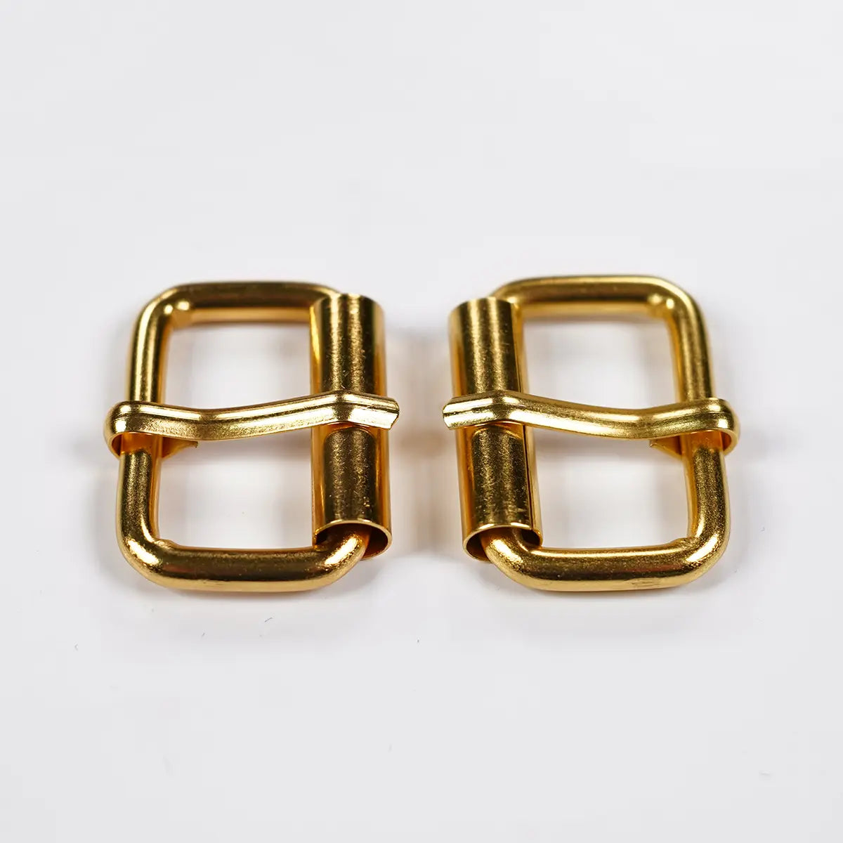 1 Inch Roller Buckle Gold 2 Pack.