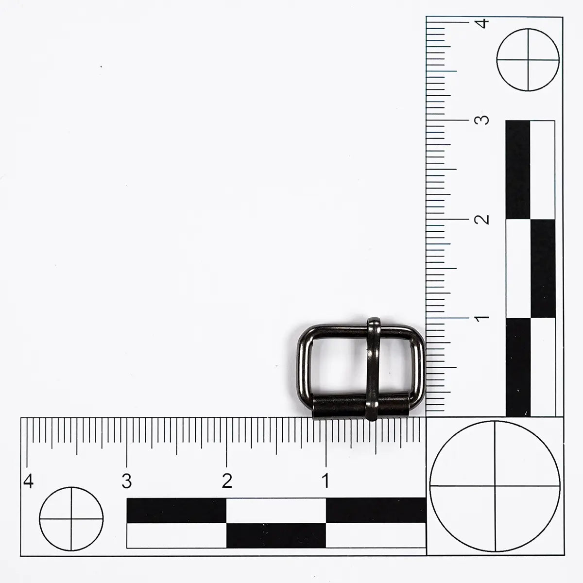 1 Inch Roller Buckle, Gunmetal.