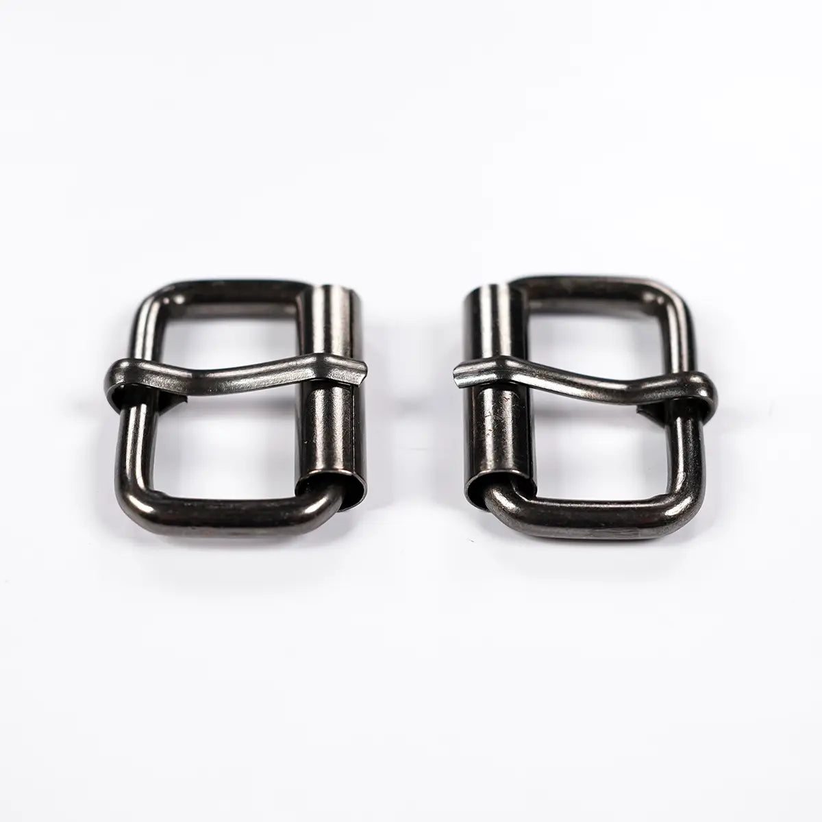 1 Inch Roller Buckle Gunmetal 2 Pack.