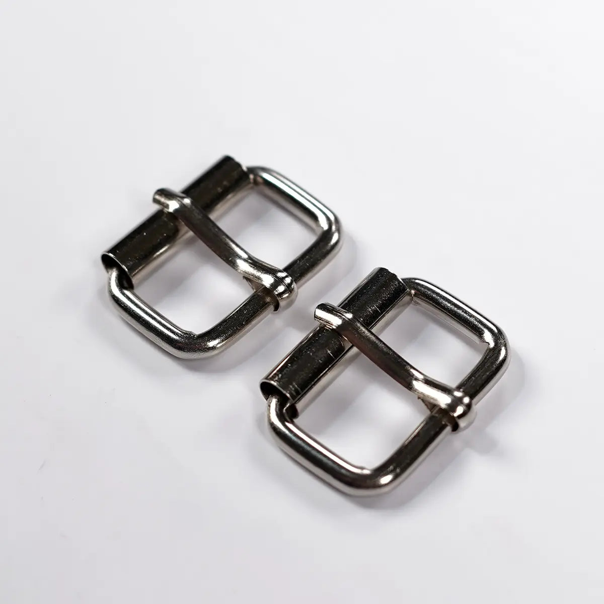 1 Inch Roller Buckle Nickel 2 Pack.