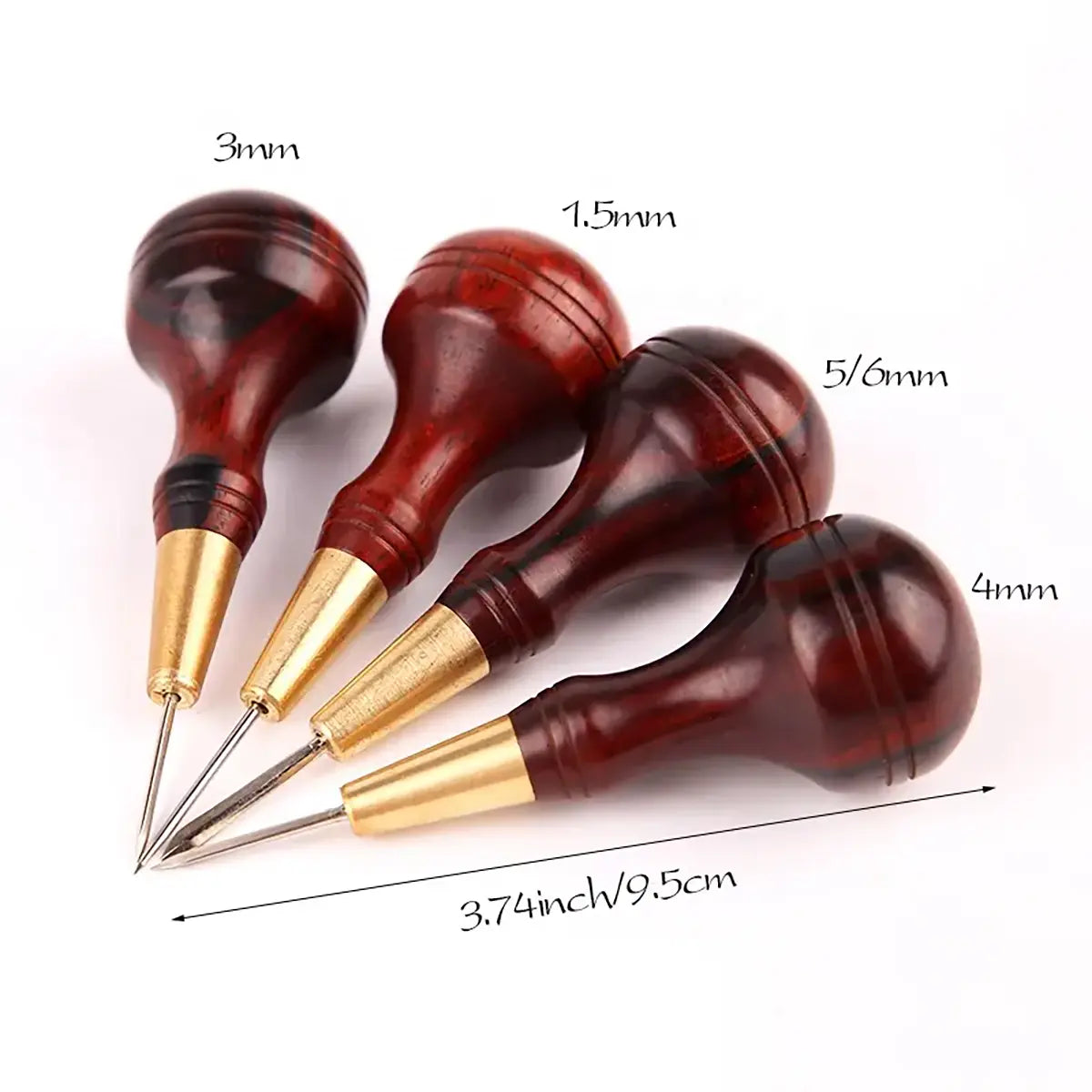 Gourd Shaped Diamond and Point Awls