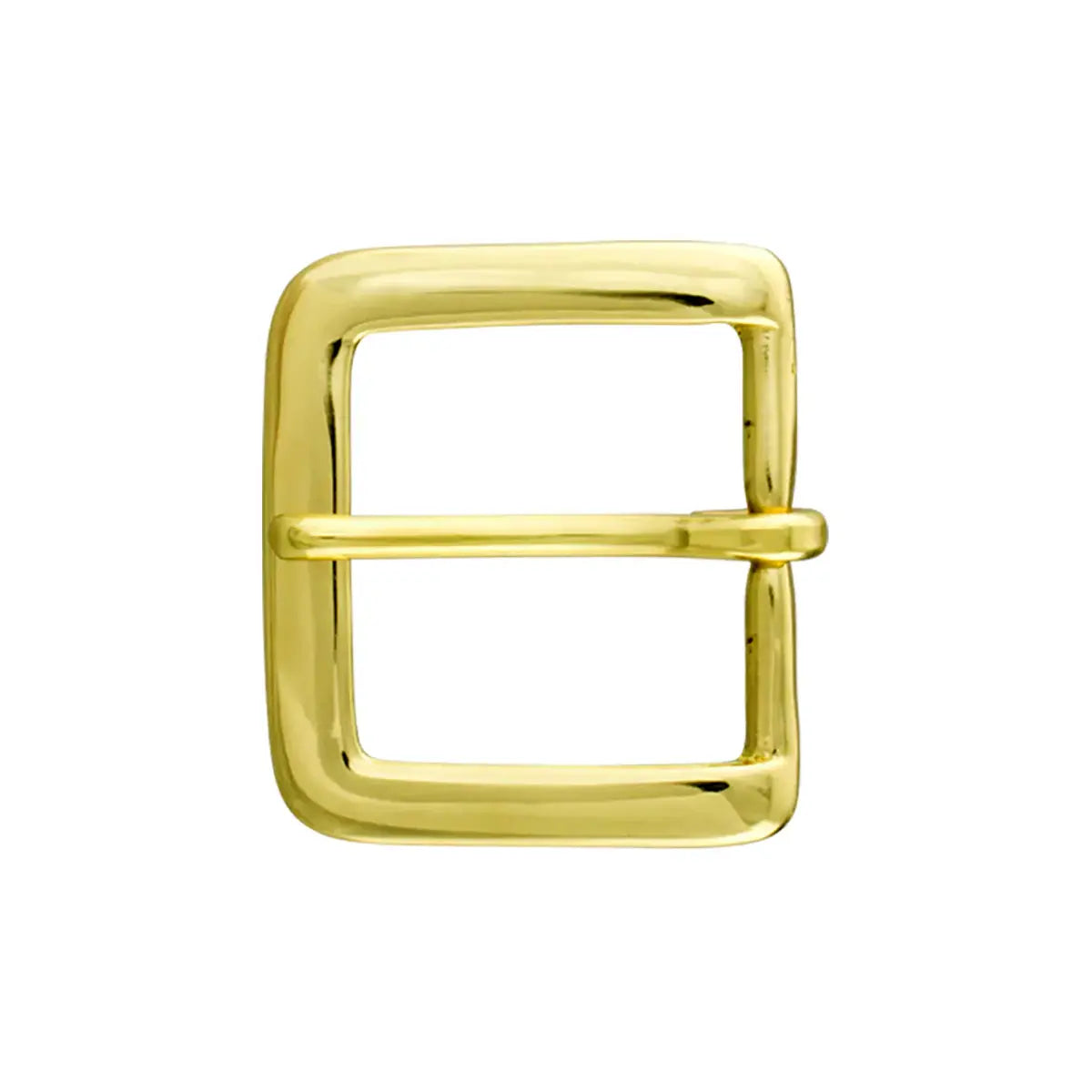 Solid Brass Heel Bar Buckle 1 .5 Inch.
