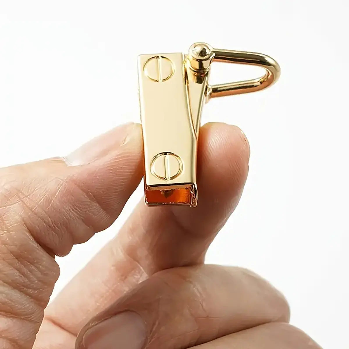 Purse Gusset Screw On D-Ring 2 Pack.