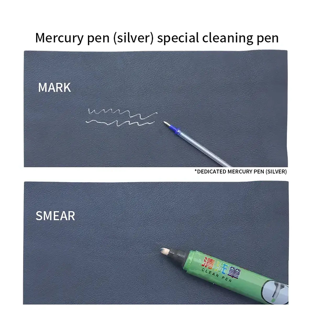 Silver Pen and Clean Pen Set