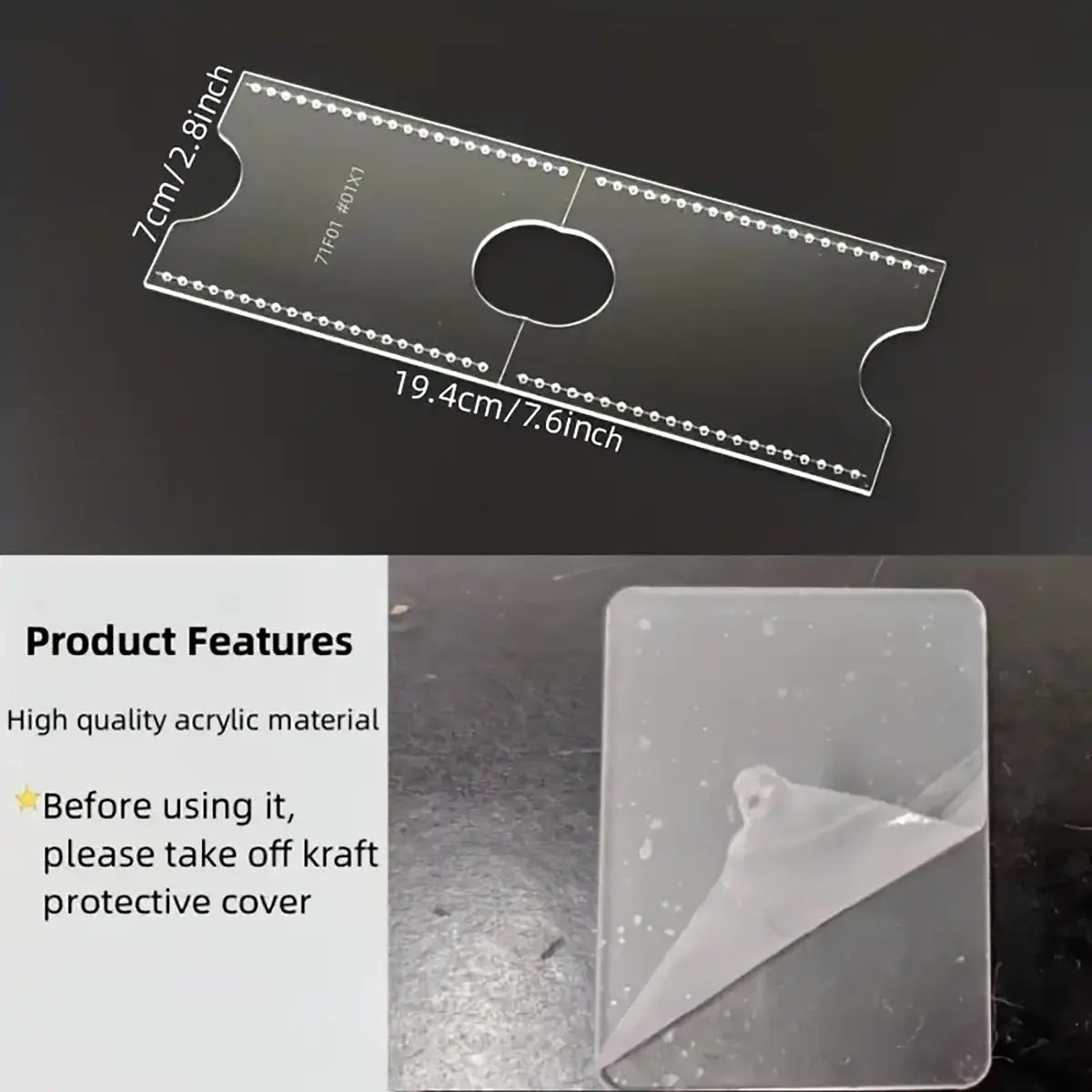 Card Sleeve Wallet Acrylic Template