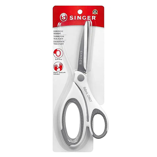 Singer 8.5 Inch Sewing Fabric Scissors with Comfort Grip.