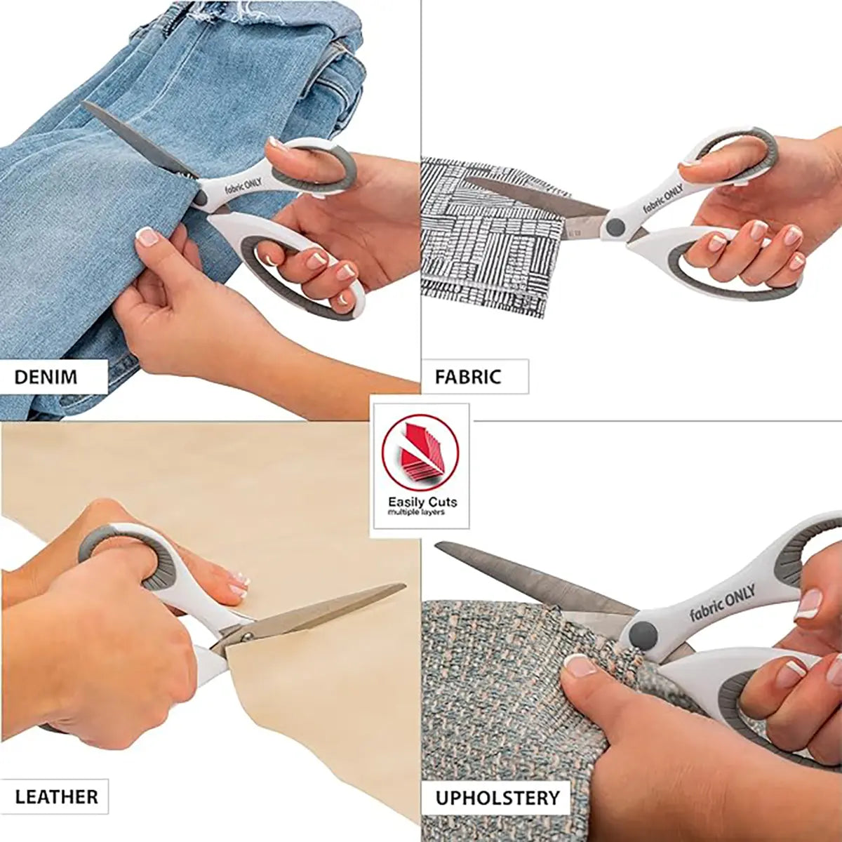 Singer 8.5 Inch Sewing Fabric Scissors with Comfort Grip.