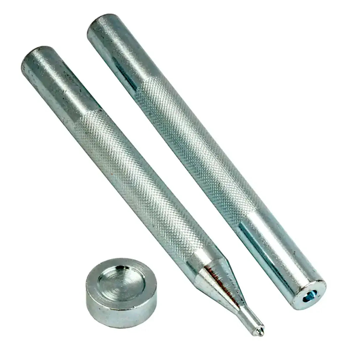 12.5 mm Single Cap Glove Snap Setter and Anvil 3Pcs Set - 1/2 Inch.
