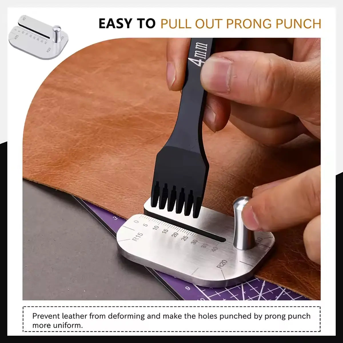 Stainless Steel Stitching and Corner Guide.