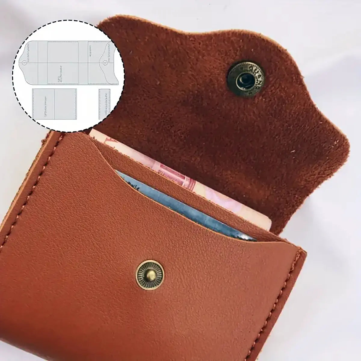Snap Card Wallet Acrylic Template