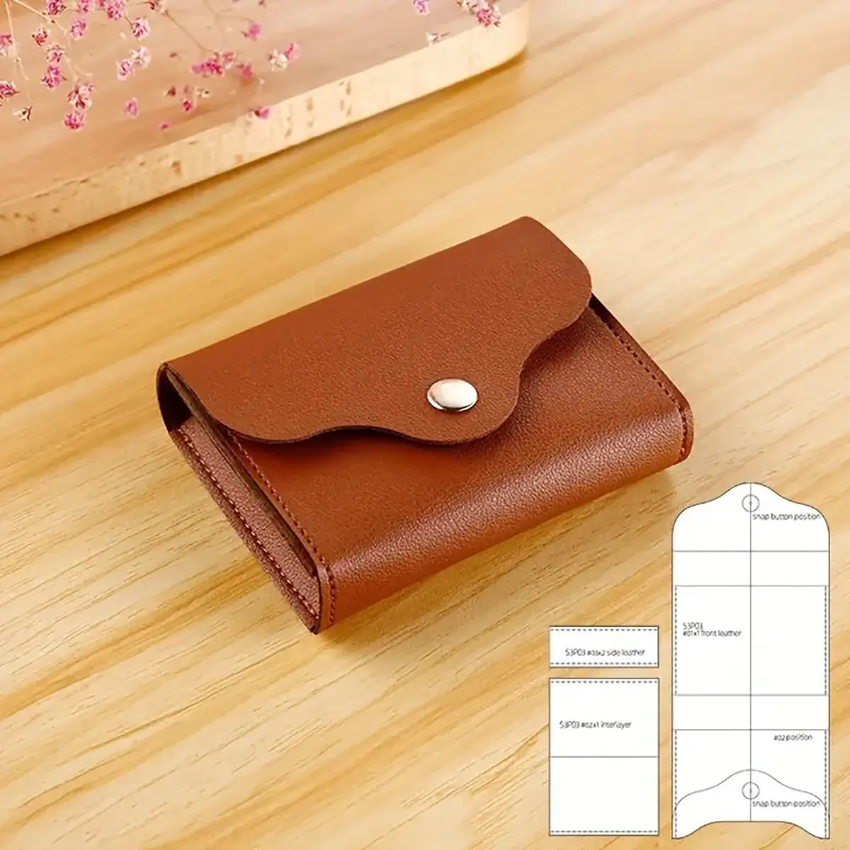 Snap Card Wallet Acrylic Template