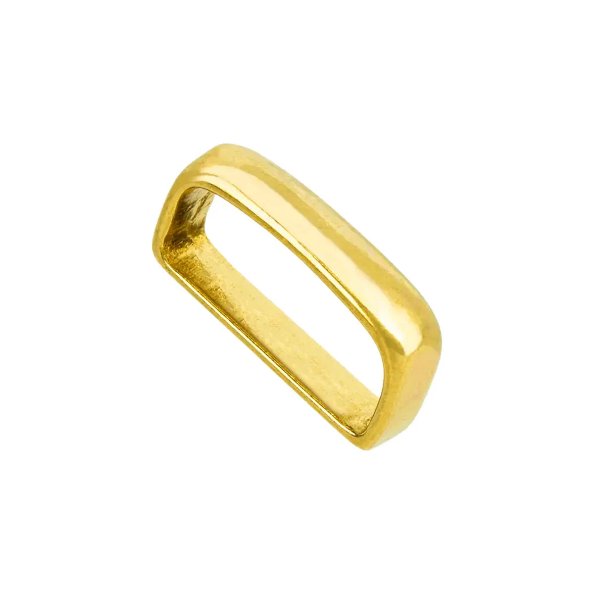 Solid Brass Belt Keeper Loops.