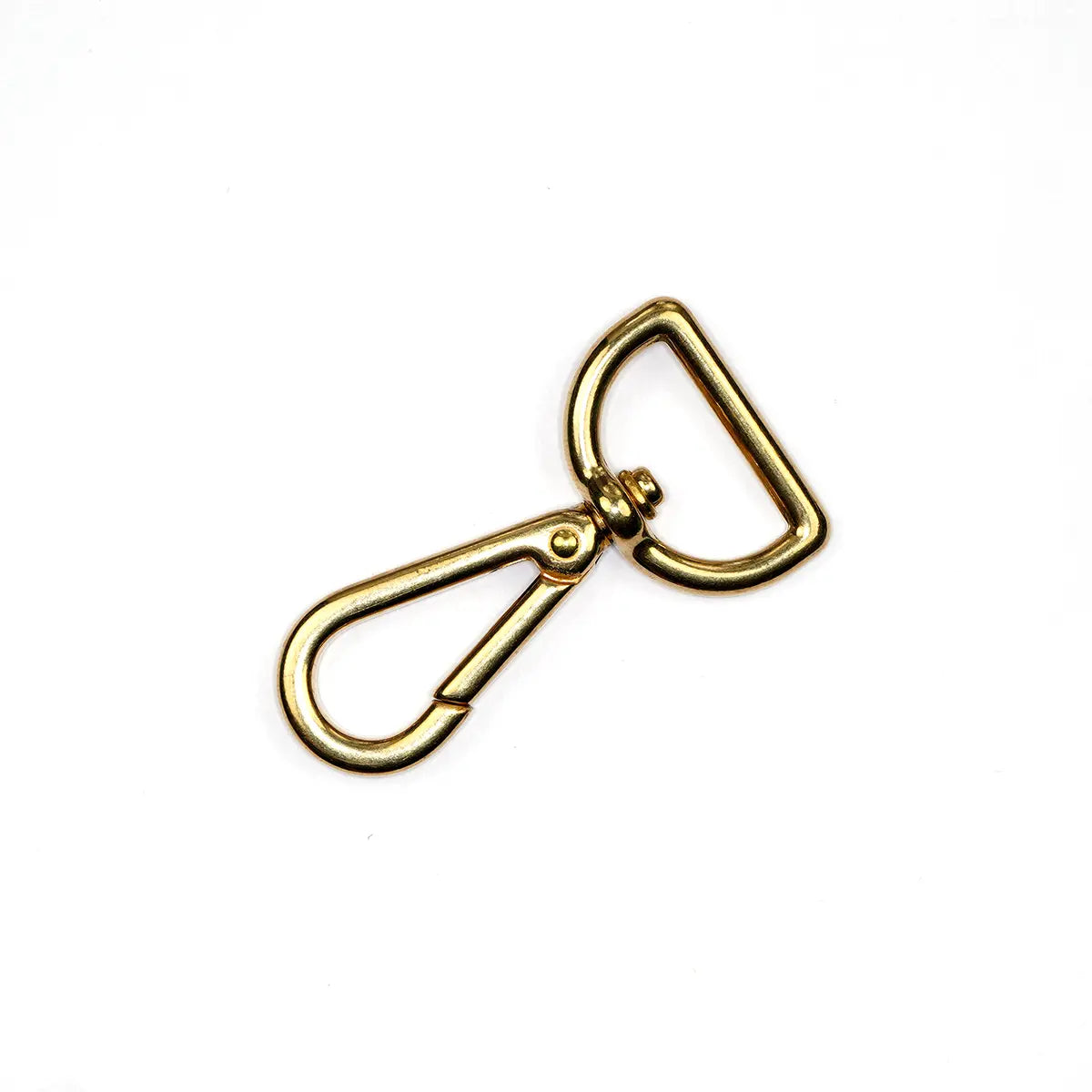 Solid Brass Lever Swivel Snaps.