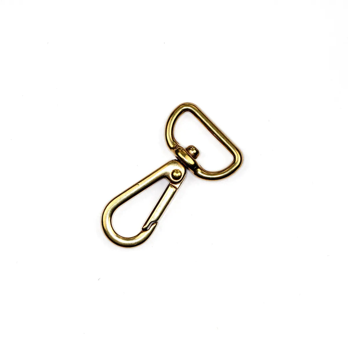 Solid Brass Lever Swivel Snaps.