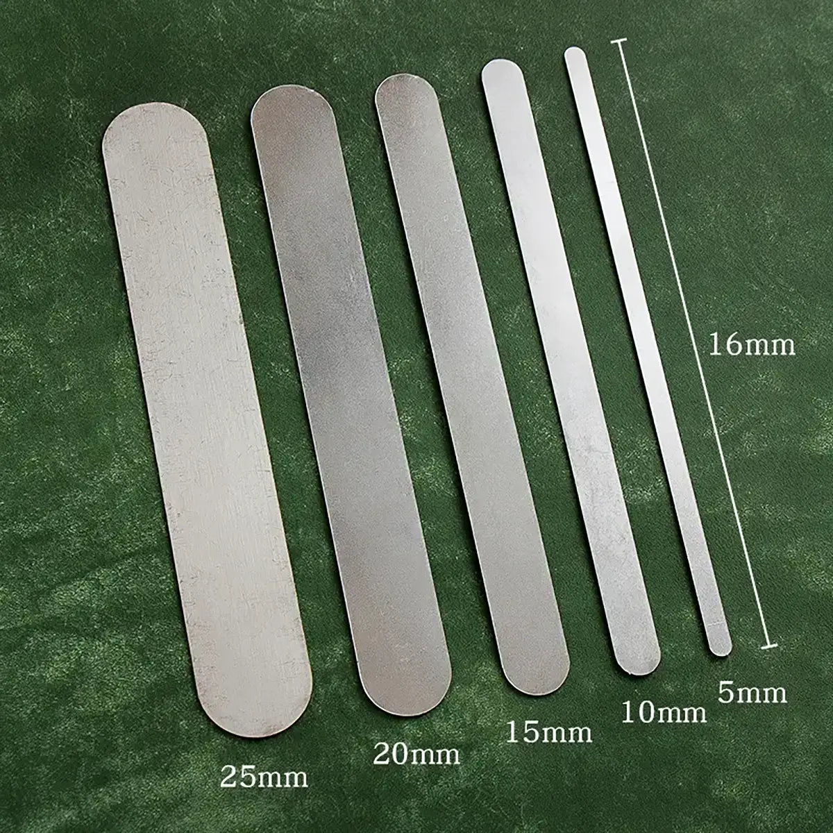 Leather Bracelet Stainless Steel Inner Core or Blanks.