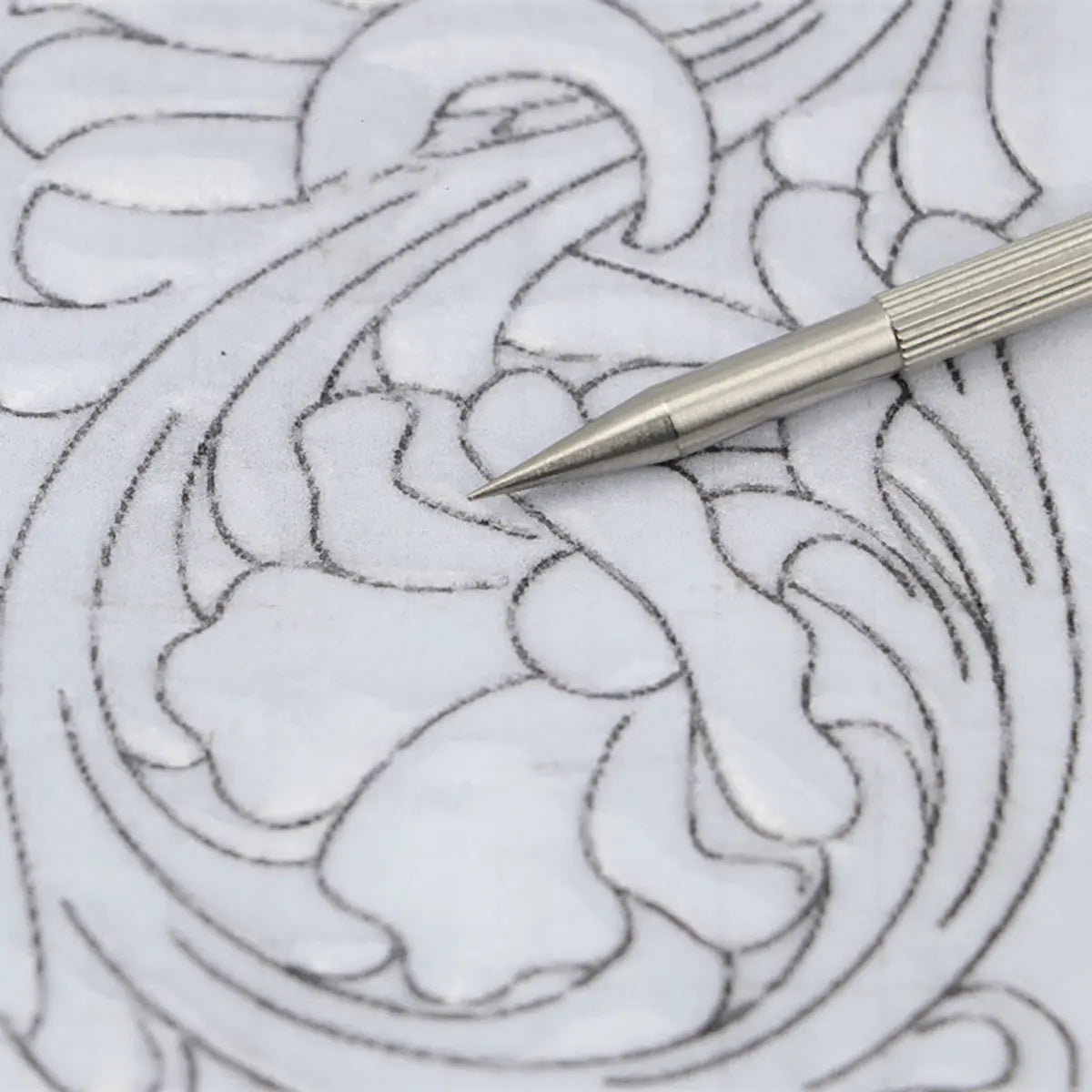 Stainless Steel Leather Pattern Scribe