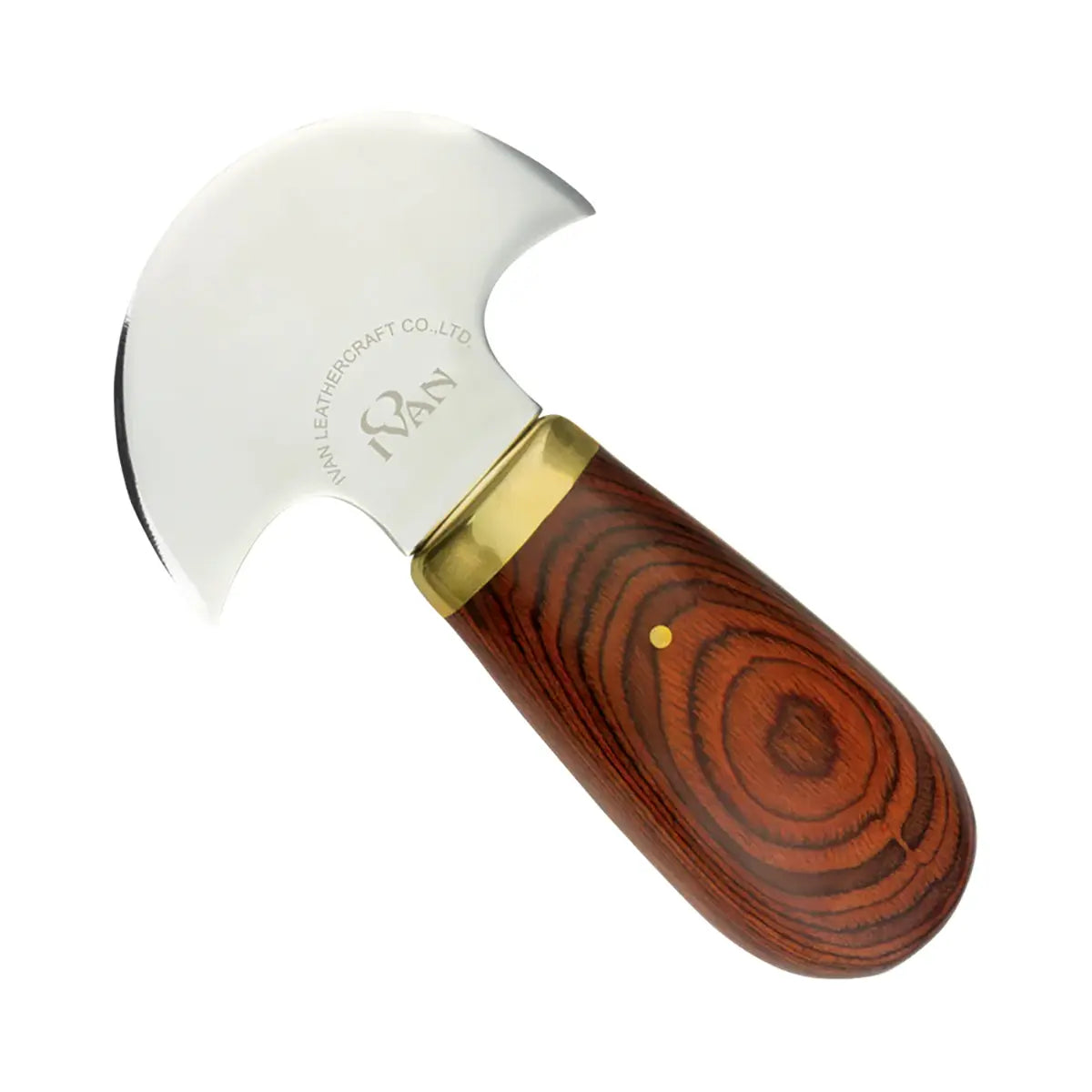 Stainless Steel Mini Round Knife for Leatherworkers.