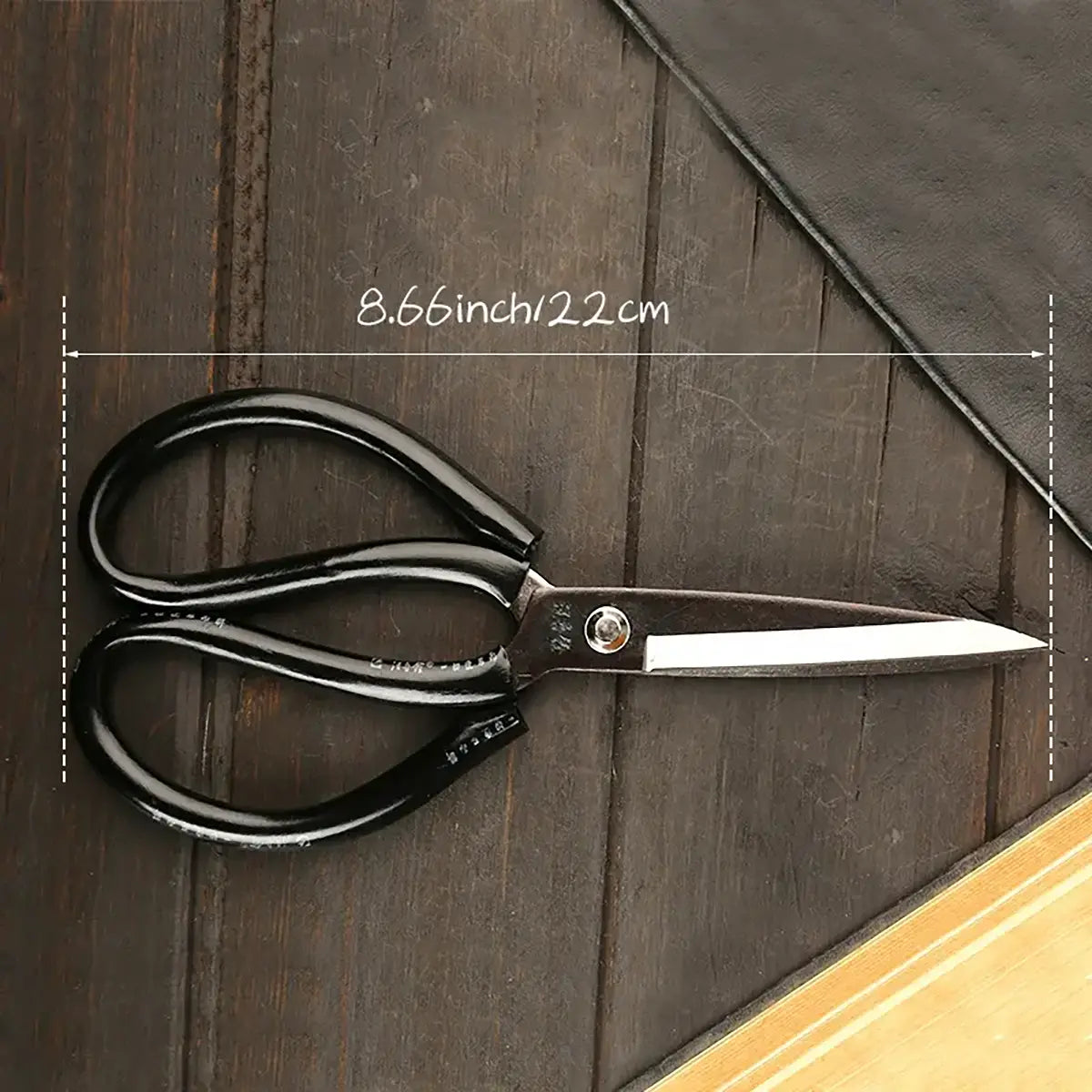 Black Large Leather Shears.