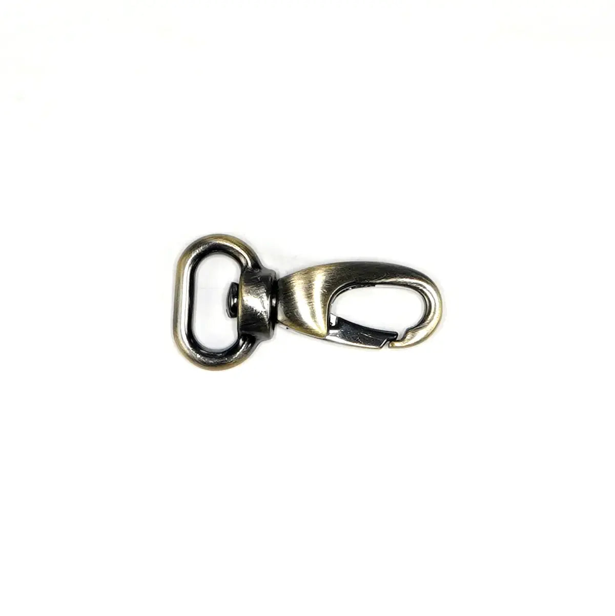 Antique Brass Lever Swivel Snap, 1/2 Inch.