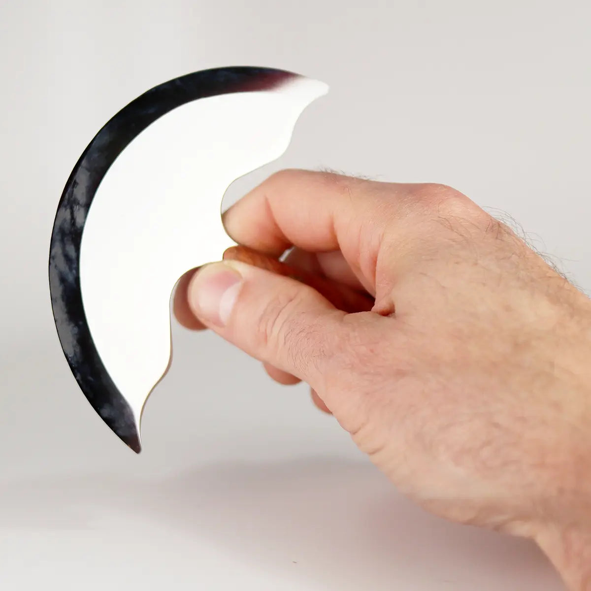 Teardrop Round Head Knife for Leather Skiving, 5 Inch.