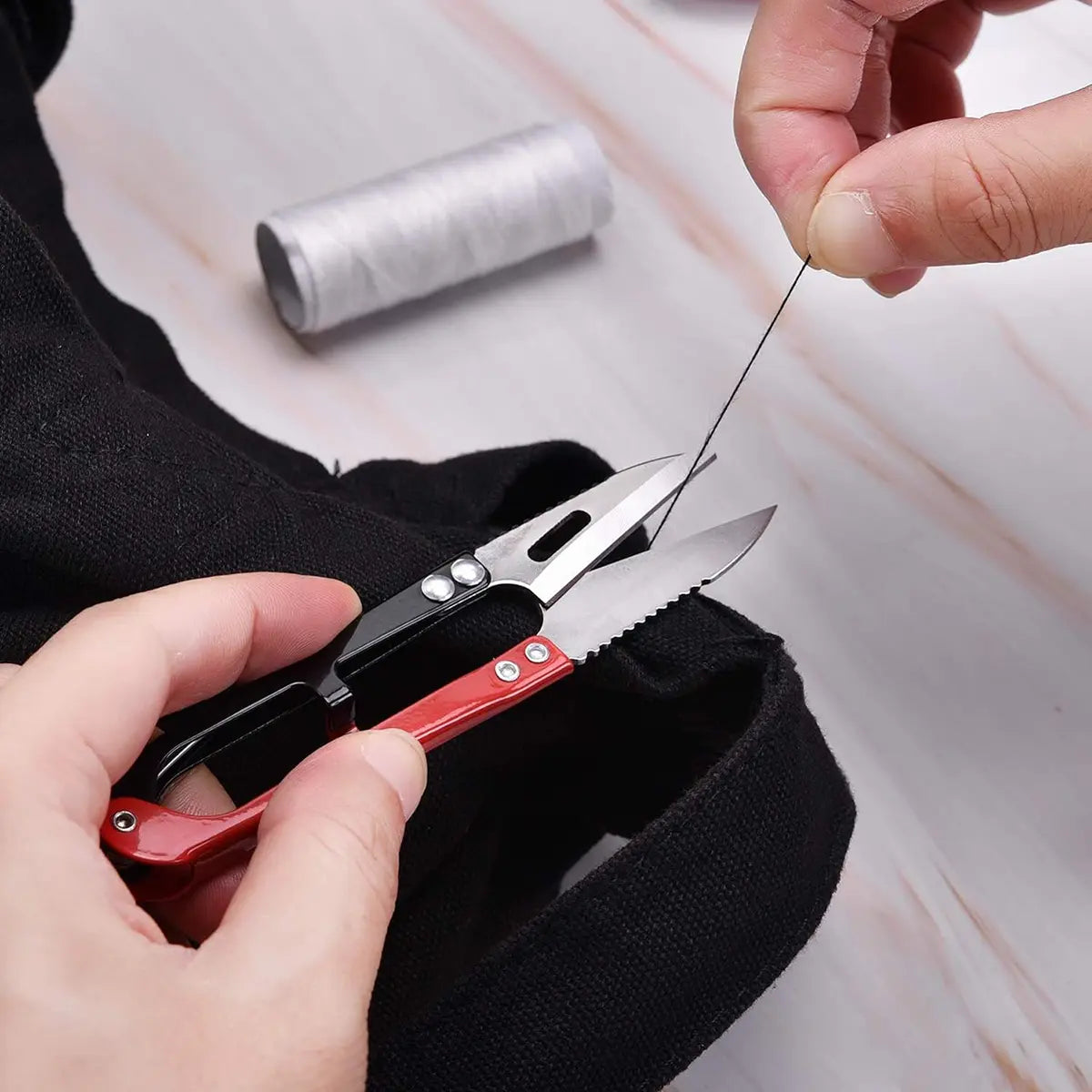 4.3 Inch Thread Snippers with SK2 Carbon Steel Blades.