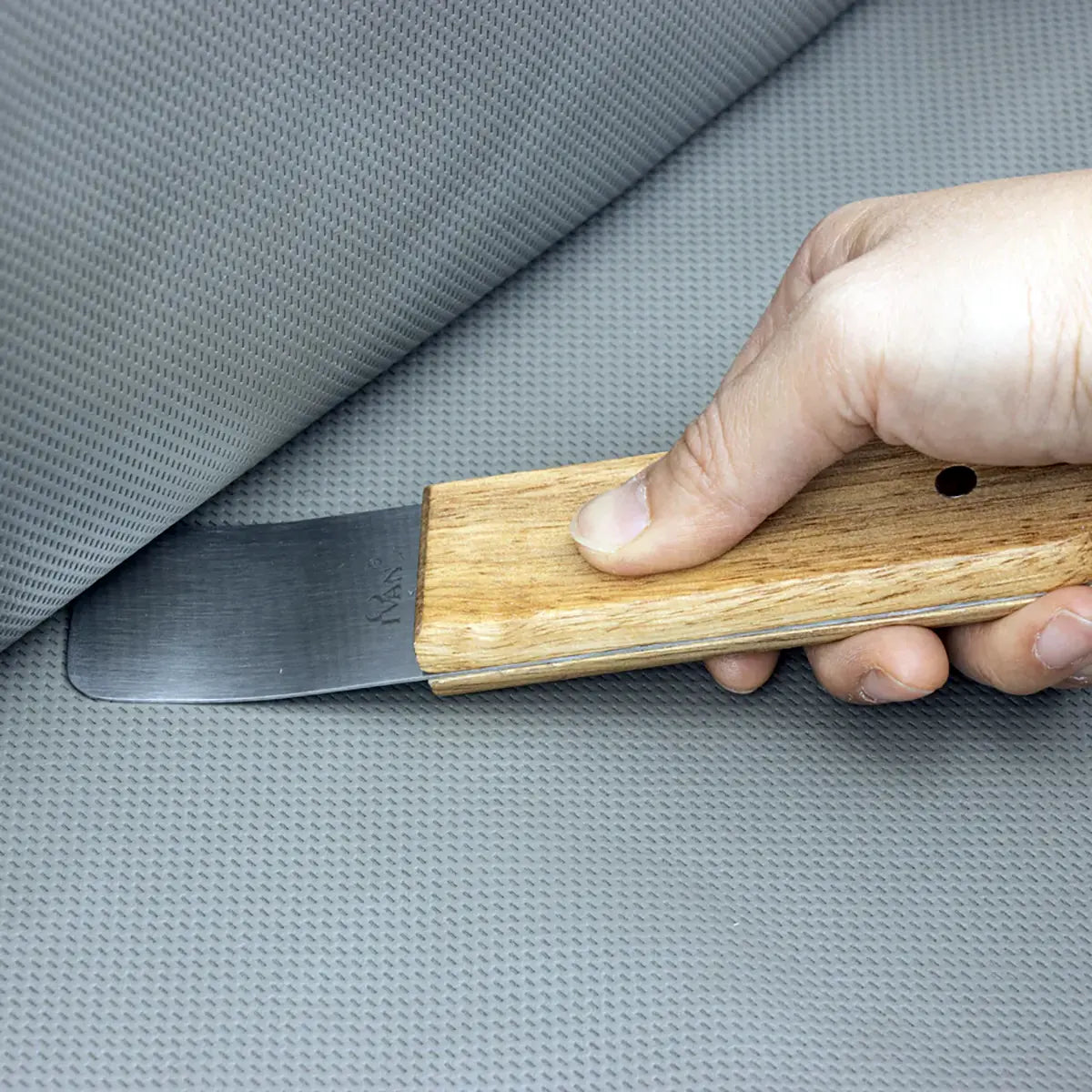 Upholstery Tucking Tool for Leathercraft and Shoemaking.