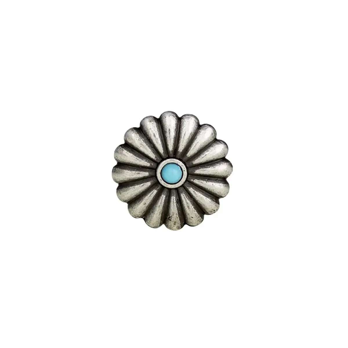 Turquoise Screw Back Conchos, 19mm.
