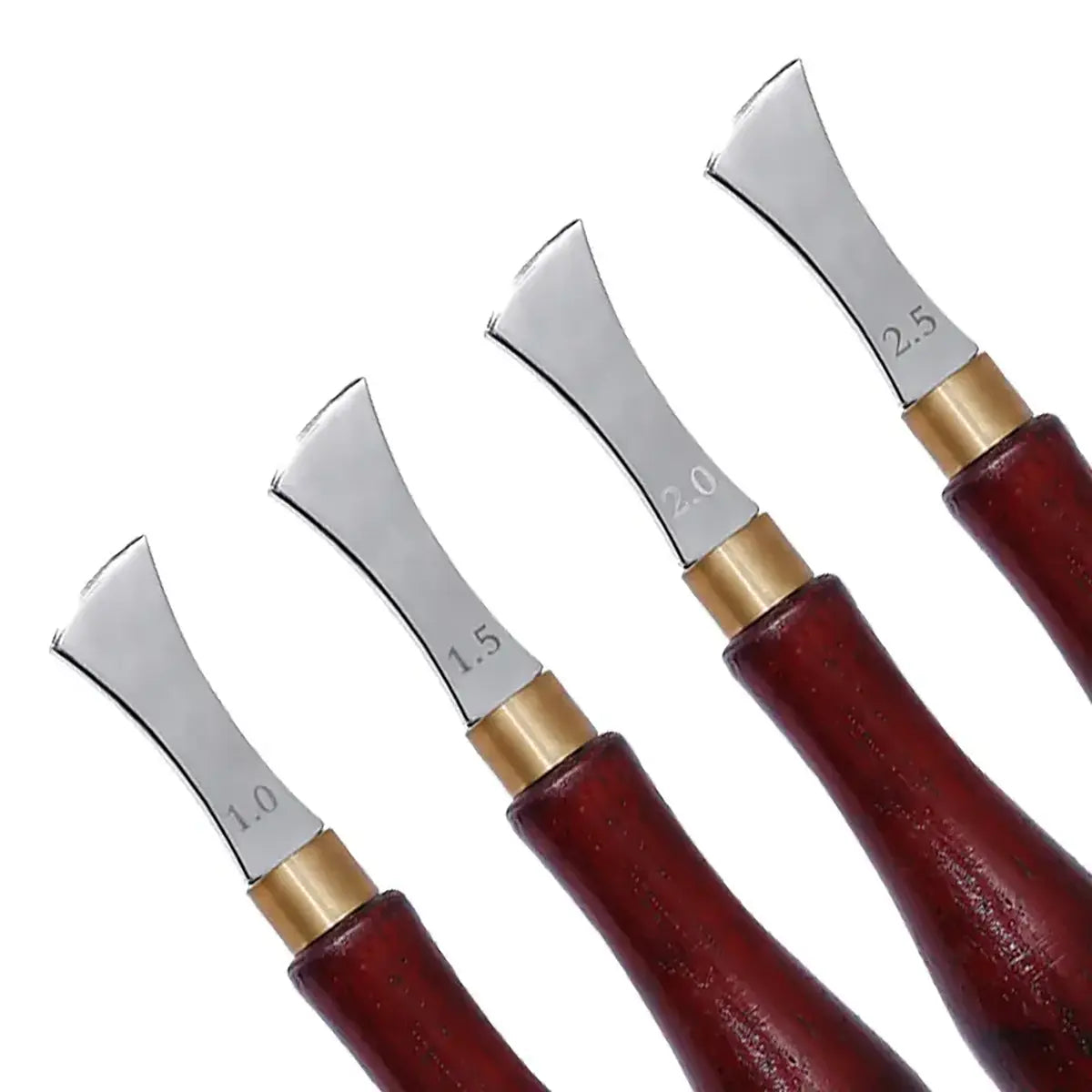 Leather Edge Creaser with Crimson Handle.