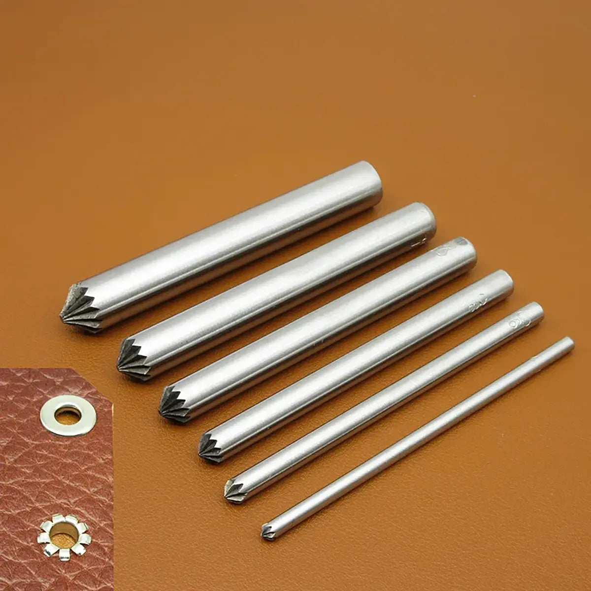 Tubular Rivet Setters for Leathercrafters.