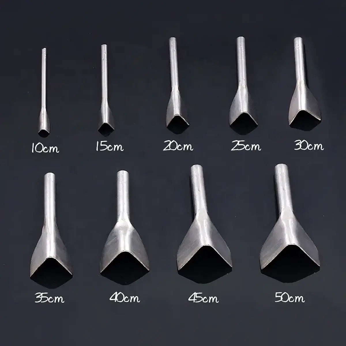 V-Shaped Leather Punch 9 Piece Set.