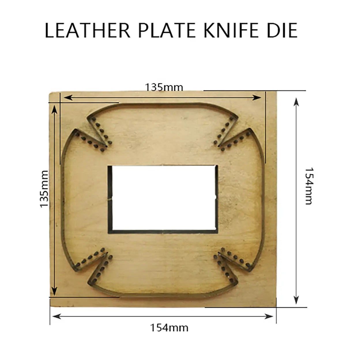 Valet Tray Leather Cutting Die.