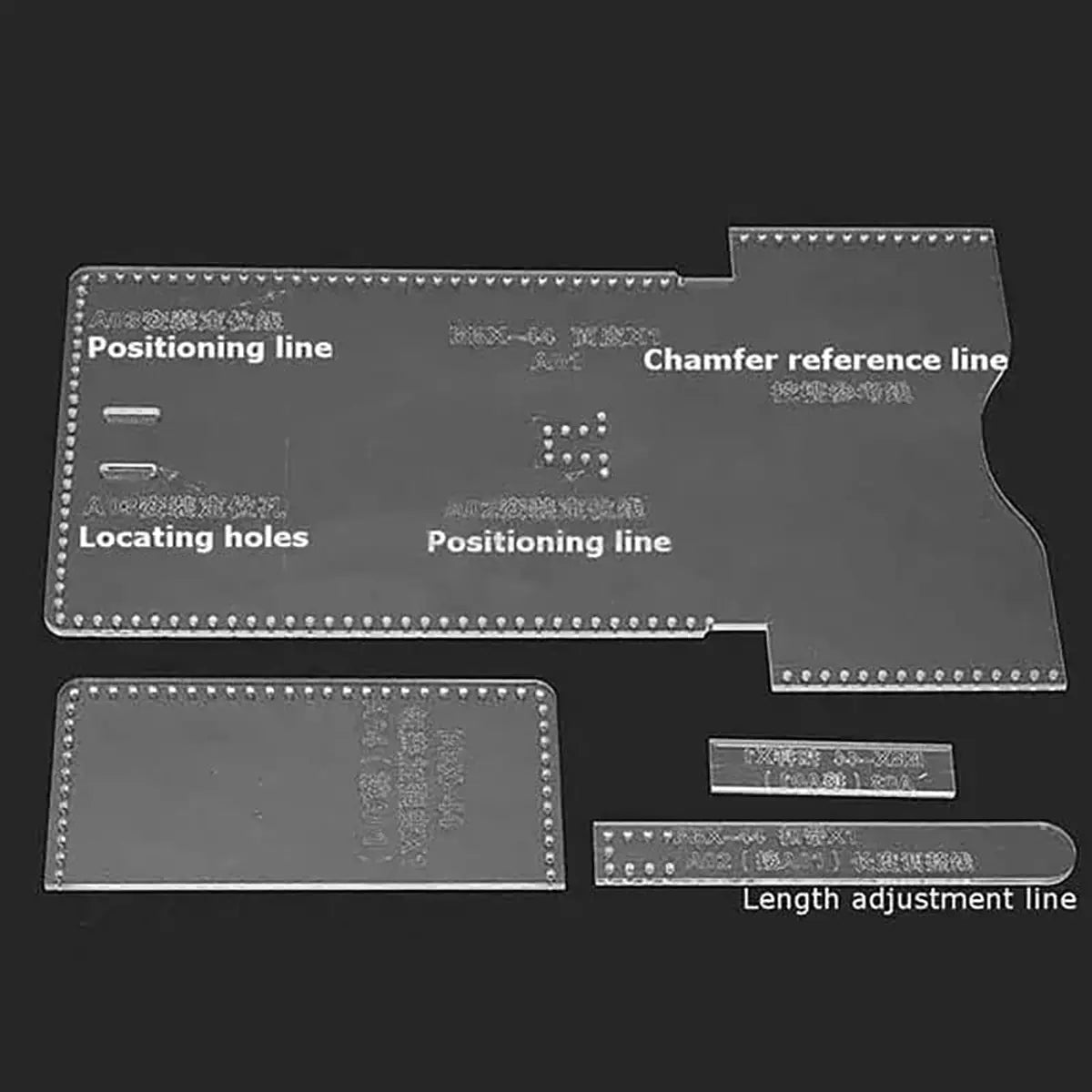 Acrylic Card Holder Wallet Template