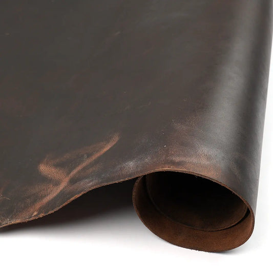 Waxy Brown Buffalo Leather 5-6oz.