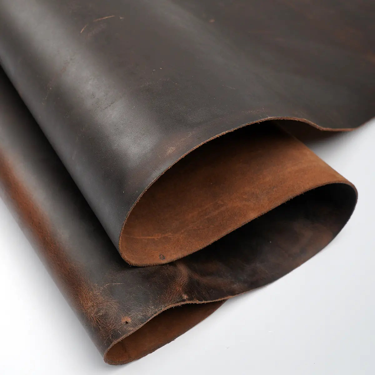 Waxy Brown Buffalo Leather 5-6oz.