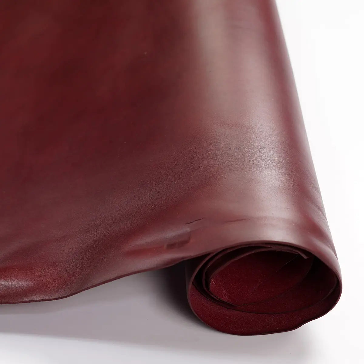 Wickett & Craig English Bridle Leather, Burgundy, Special Grade.