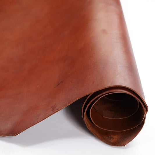 Wickett & Craig English Bridle Leather, Medium Brown, Special Grade.