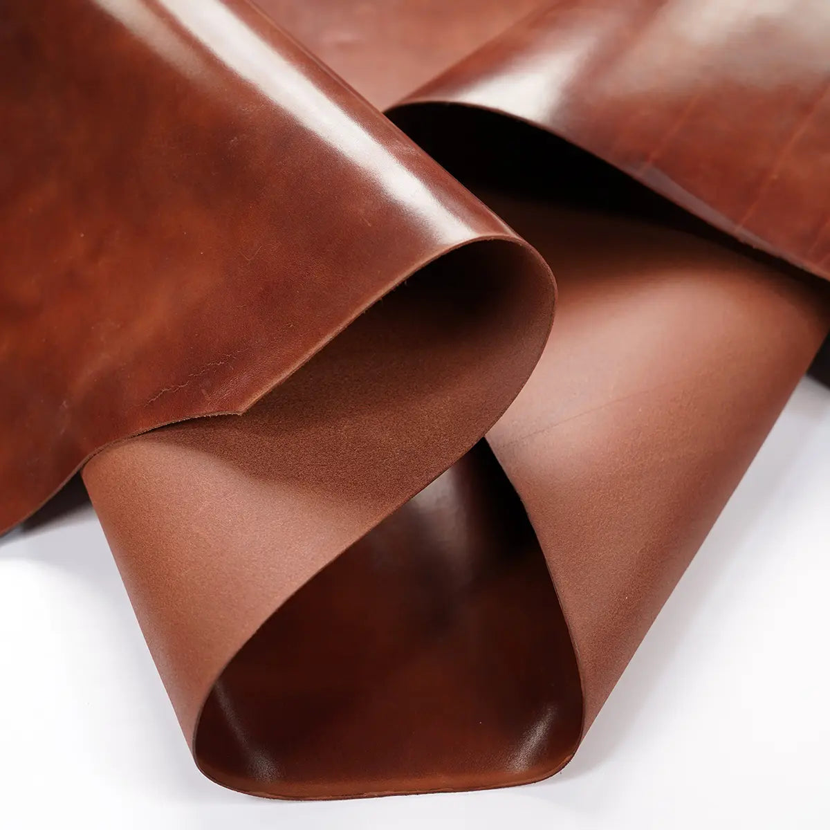 Wickett & Craig Harness Leather, Medium Brown, Special Grade.