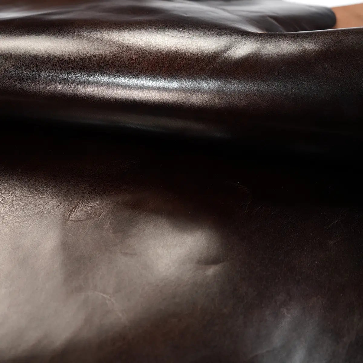 Wine Buffalo Calf 3-4oz Leather Piece