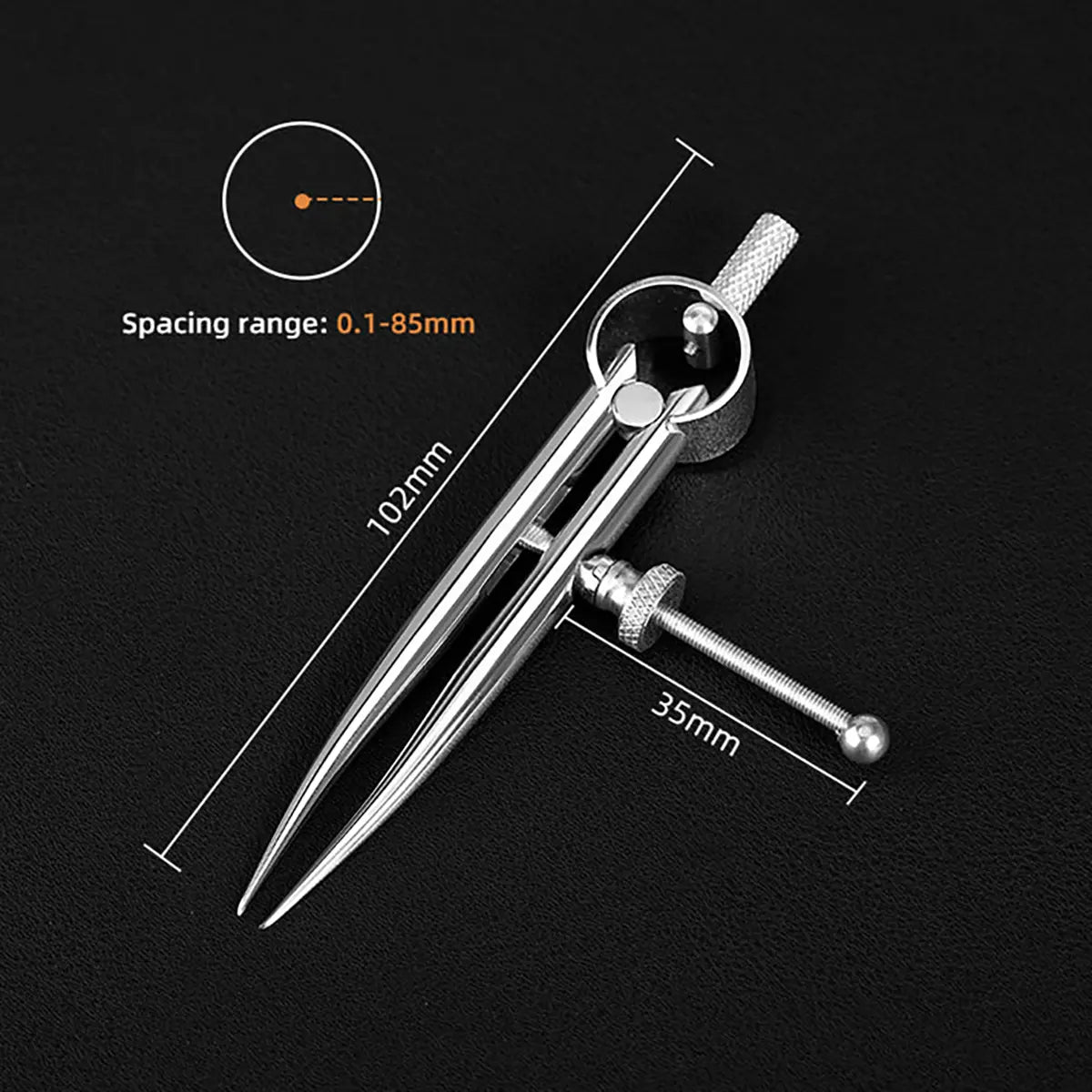 Wuta Leather Compass Wing Divider