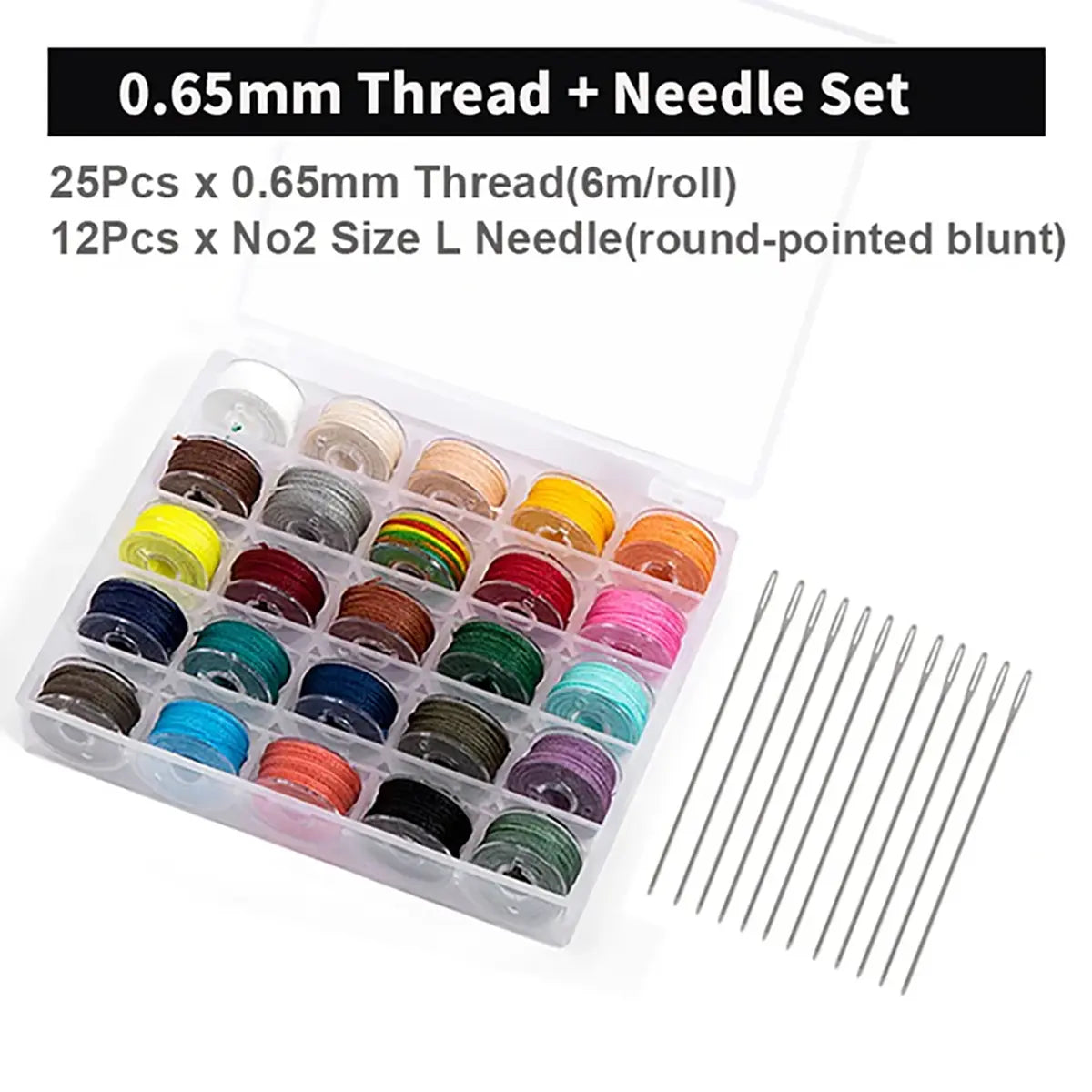 Wuta Round Waxed Thread 25 Color Kits