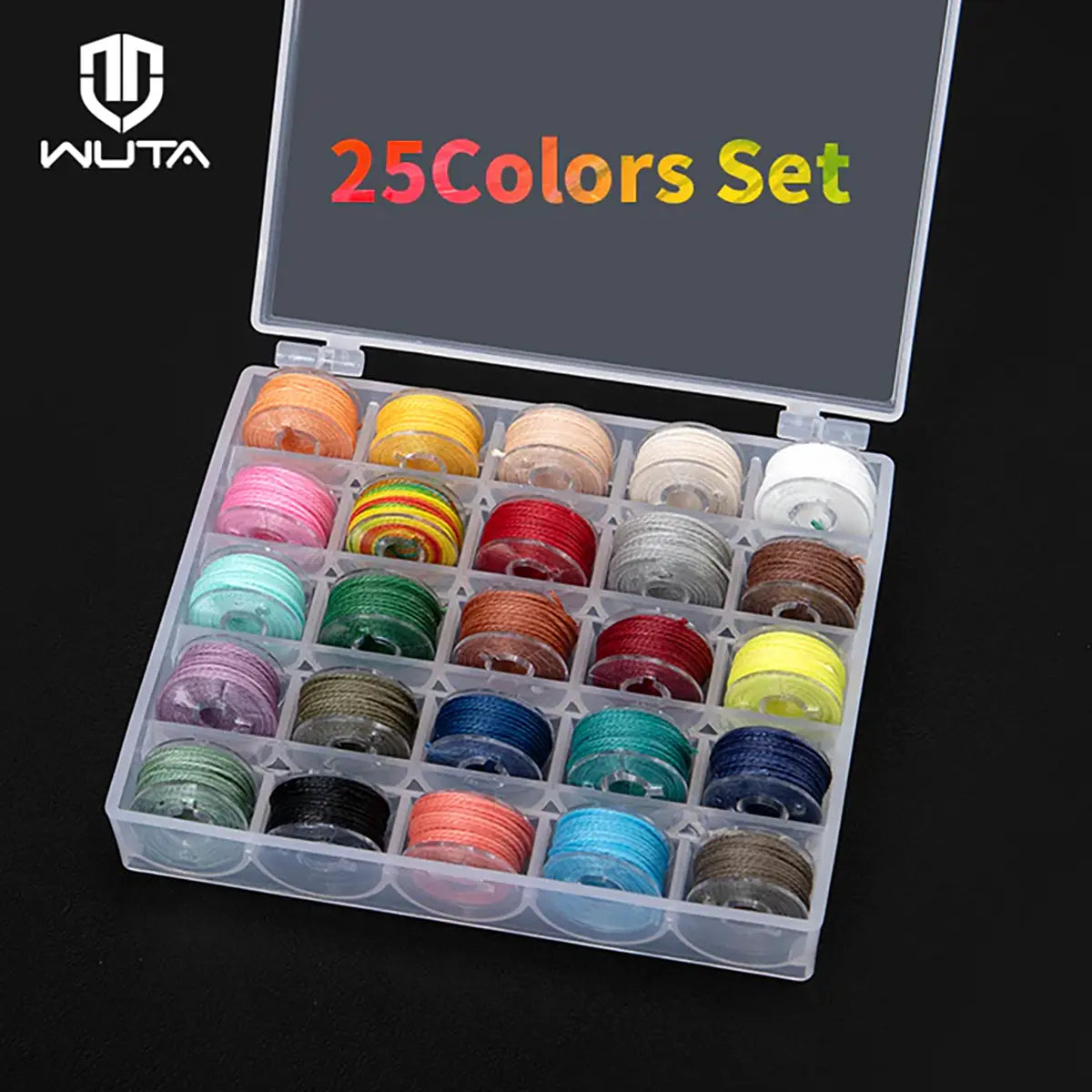 Wuta Round Waxed Thread 25 Color Kits