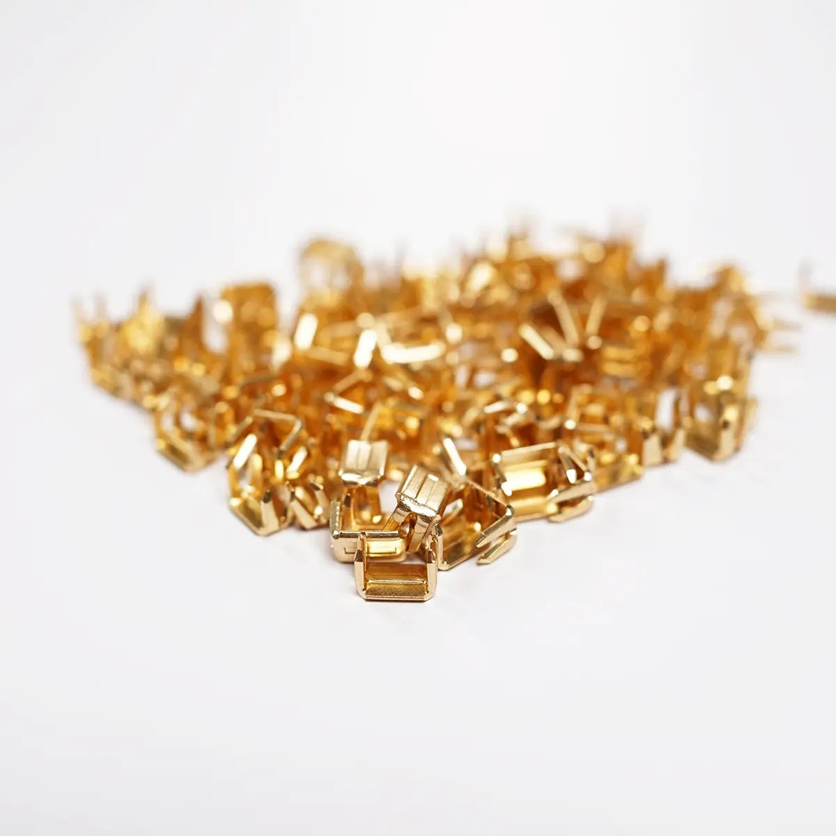 YKK No 5 Brass Zipper Stops Bottoms 10 Pack.