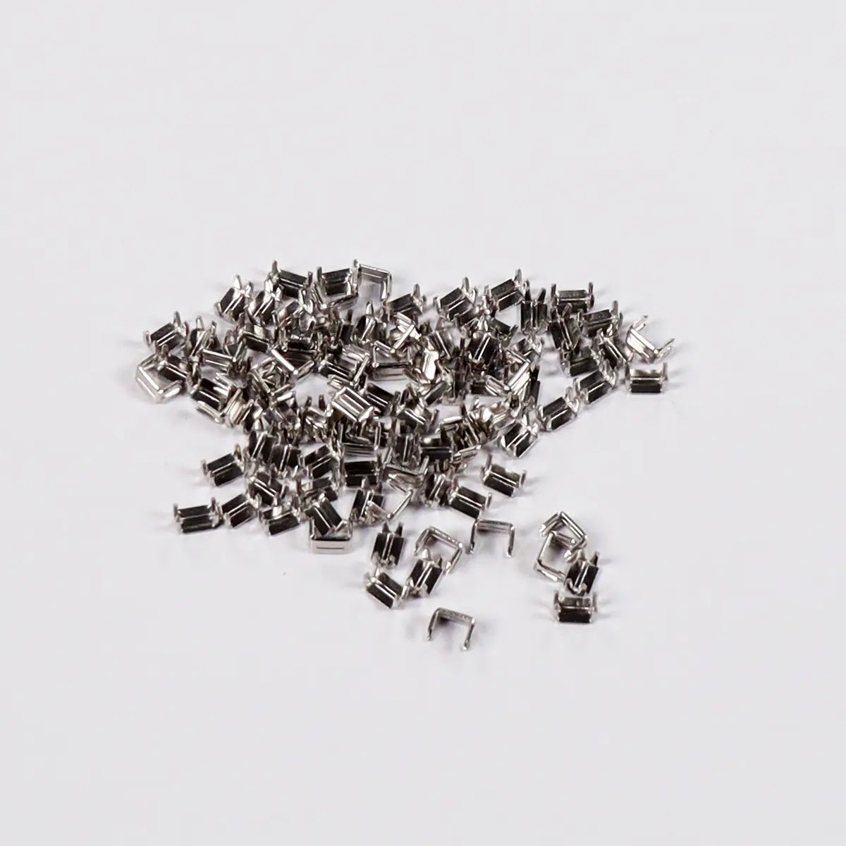 YKK No 5 Nickel Zipper Stops Bottoms 10 Pack
