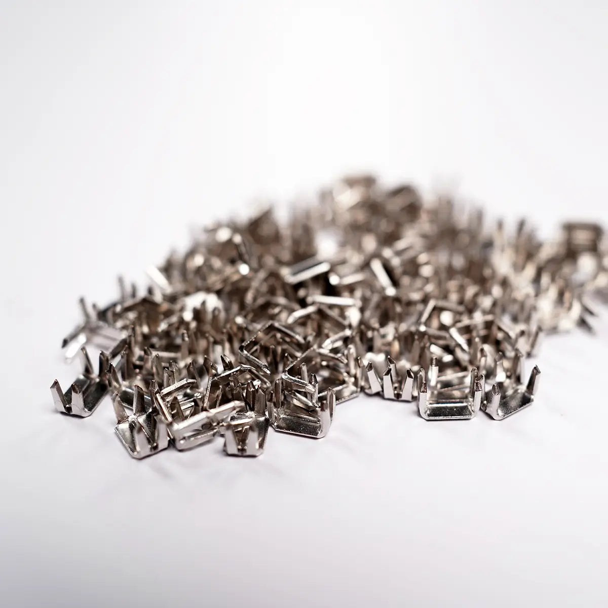 YKK No 5 Nickel Zipper Stops Bottoms 10 Pack
