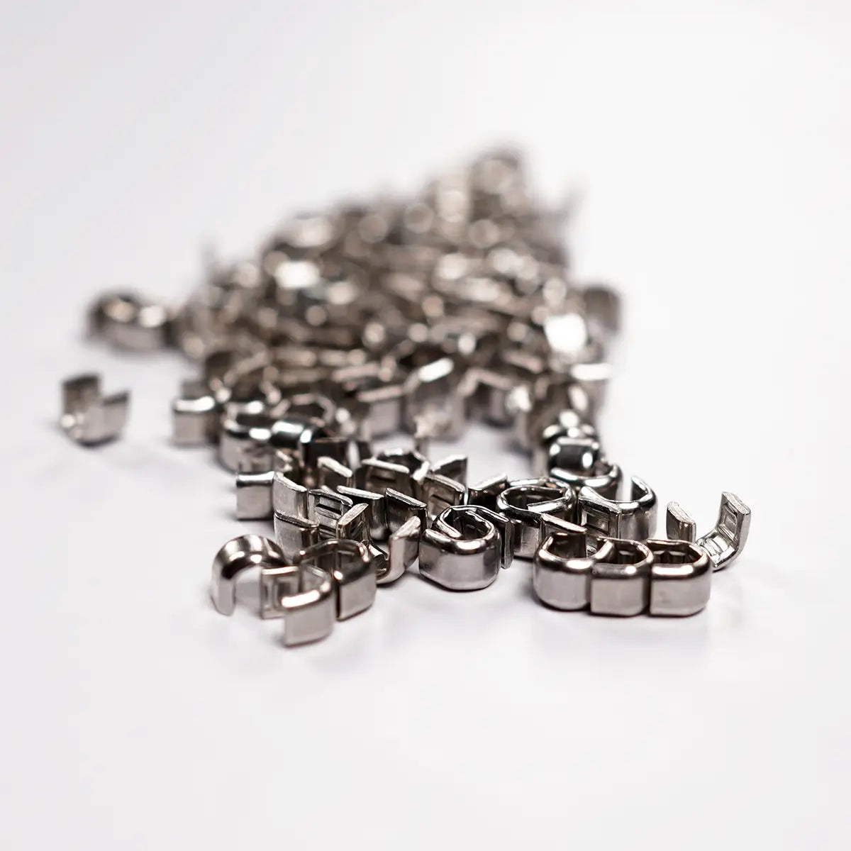 YKK No 5 Nickel Zipper Stops Tops 10 Pack.