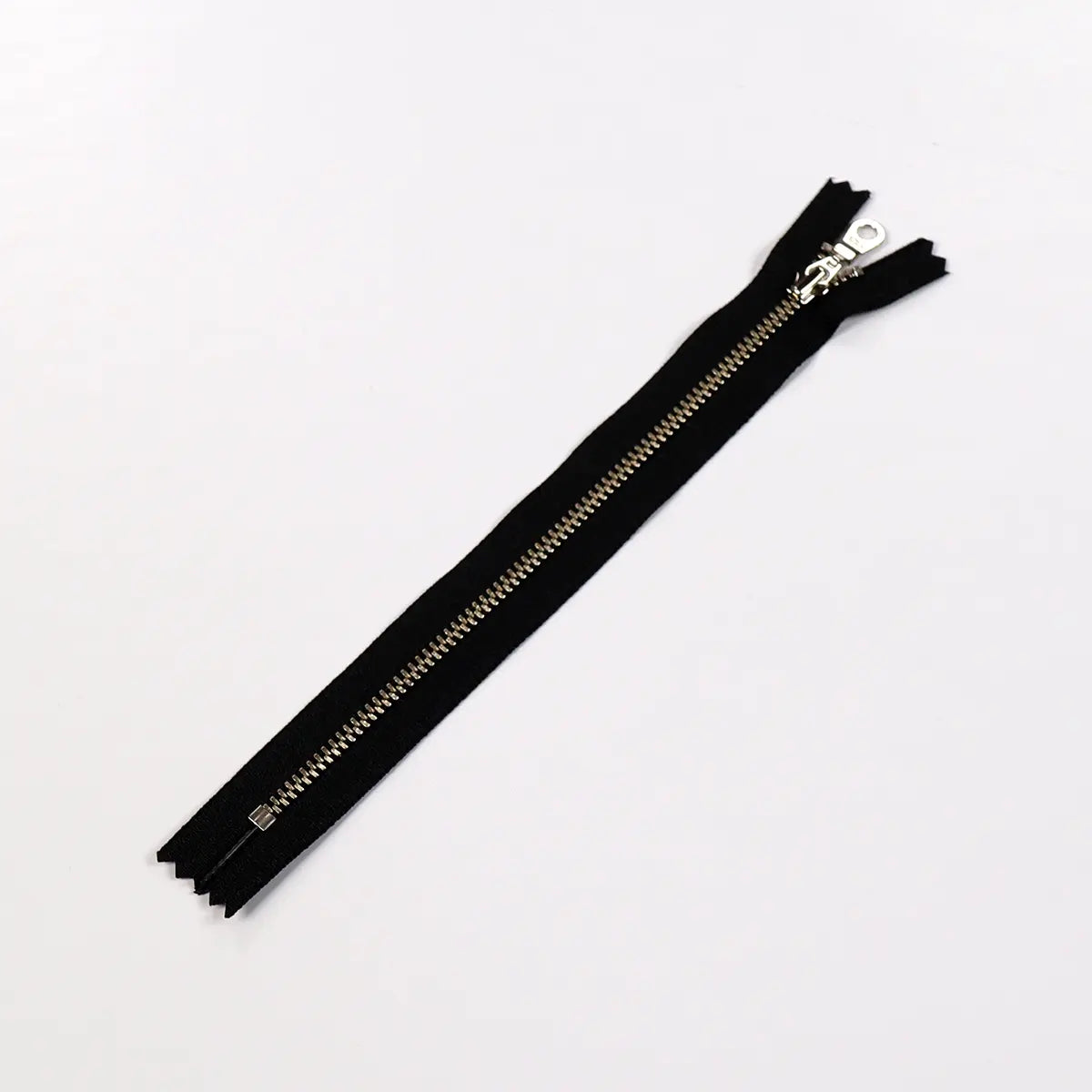 YKK 4.5 Nickel Bag Zipper with Donut Pull 8 Inch